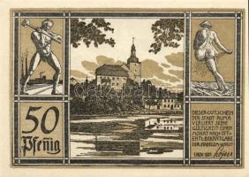 Német Birodalom/Weimari Köztársaság/Auma 1921. 50Pf(6x) 6klf db, teljes sor T:I