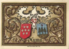 Német Birodalom/Weimari Köztársaság/Auma 1921. 50Pf(6x) 6klf db, teljes sor T:I