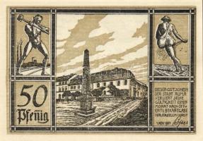 Német Birodalom/Weimari Köztársaság/Auma 1921. 50Pf(6x) 6klf db, teljes sor T:I