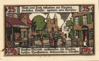 Német Birodalom/Weimari Köztársaság/ Ballenstedt 1921. 25Pf + 30Pf(4 részre szedhető:2x5 és 2x10Pf) ...