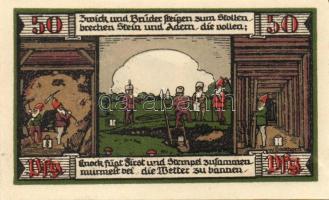 Német Birodalom/Weimari Köztársaság/ Ballenstedt 1921. 25Pf + 30Pf(4 részre szedhető:2x5 és 2x10Pf) ...