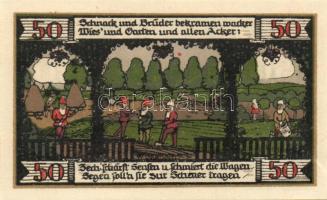 Német Birodalom/Weimari Köztársaság/ Ballenstedt 1921. 25Pf + 30Pf(4 részre szedhető:2x5 és 2x10Pf) ...