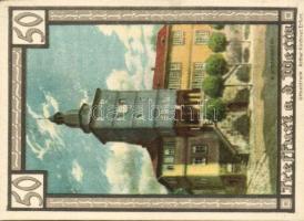 Német Birodalom/Weimari Köztársaság/ Treffurt 1921. 50Pf(6x) 6klf db, teljes sor T:I