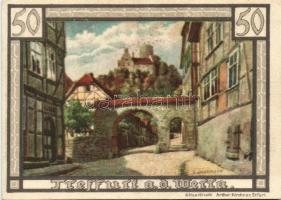 Német Birodalom/Weimari Köztársaság/ Treffurt 1921. 50Pf(6x) 6klf db, teljes sor T:I