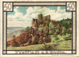 Német Birodalom/Weimari Köztársaság/ Treffurt 1921. 50Pf(6x) 6klf db, teljes sor T:I