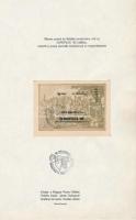 1992 Eurofilex '92 különleges blokk a "Magyar Posta ajándéka" emléklapon