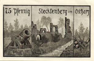 Német Birodalom/Weimari Köztársaság/ Stecklenberg 1921. 75Pf(4x) 4klf db, teljes sor T:I-