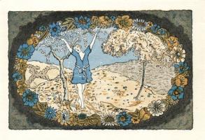 Német Birodalom/Weimari Köztársaság/ Stammbach 1921. 25Pf + 50Pf + 75Pf + 99Pf 4klf db, teljes sor T...