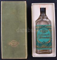 No. 4711 (4711 Eau de Cologne) Legfinomabb Ó-levendula parfümös/kölnis üveg, eredeti kissé kopott ka...