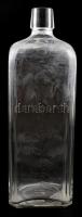 "Blankenheym & Nolet" üveg palack, kopott, 24,5x8x8 cm, 1 l