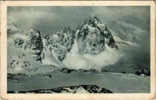 1918 Tátra, Magas-Tátra, Vysoké Tatry; A Nagy-Tarpataki-völgyben. Schmidt G. 1917/18. / Im Grosskohlbachtal / valley, mountain peak (EK)