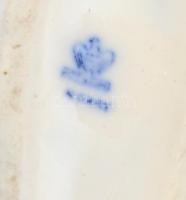 2 db Aquincum porcelán halfigura, egyik kettős, jelzett, apró kopásnyomokkal, m: 6 és 15 cm