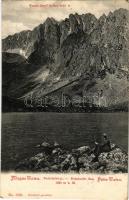 Tátra, Magas-Tátra, Vysoké Tatry; Batizfalvi-tó, Ferenc József-csúcs. Franz Pietschmann No. 1795. / Botzdorfer See, Franz Josef-Spitze / Batizovské pleso, Stít Frantiska Jozefa (Gerlachovsky stít) / lake, mountain peak (EK)