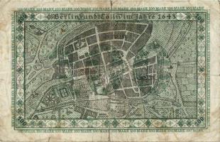 Német Birodalom/Weimari Köztársaság/Berlin 1922.10.11. 100M piros 500.000M fny-sal T:III/IV