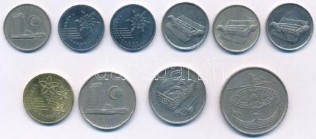 Malajzia 1968-2012. 10s-50s (10xklf) T:2-3
Malaysia 1968-2012. 10 Sen - 50 Sen (10xdiff) C:XF-F