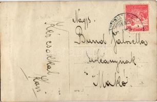 Tátraszéplak, Tatranska Polianka, Westerheim  (Tátra, Magas-Tátra, Vysoké Tatry); A Dr. Otto-csúcs a...