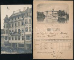 cca 1910-1930 Vegyes fotólap tétel, közte autós és hajós körutazás, felvonulás, valamint fotólap a m...