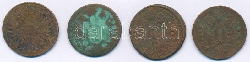 1800A 1kr Cu + 1800 (verdejel nélküli/lekopott verdejel) 1kr Cu + Csehország / Történelmi tartomány ...