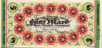 Német Birodalom/Császárság/Bielefeld 1918.11.1. 5M, 10M T:I,I-