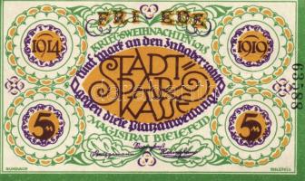 Német Birodalom/Weimari Köztársaság/Bielefeld/Kriegsweinachten 1918. 5M T:I