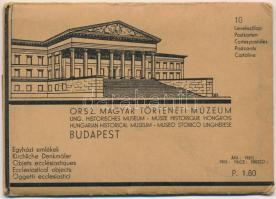 Budapest, az Országos Magyar Történeti Múzeum képeslapsorozata: Egyházi emlékek - 10 db képeslap / 1...