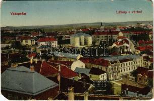 1916 Veszprém, látkép a várból. Kálmán István kiadása (EM)