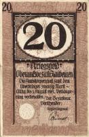 Német Birodalom/Weimari Köztársaság/Blaubeuren DN 20M T:II