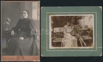 cca 1909-17 Össz. 4 db portré, felvételek gyerekekről és hölgyekről, különfelé műtermekből (2 db Sza...
