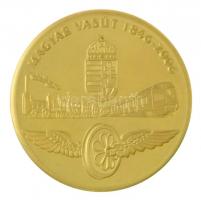 2006. "Magyar Vasút 1846-2006 / 160 éve a haladás szolgálatában MÁV" aranyozott fém emléké...