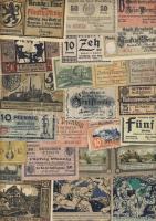 Német Birodalom/Császárság és Weimari Köztársaság 1918-23. 199db szükségpénz, mind klf! T:II,III