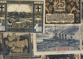 Német Birodalom/Császárság és Weimari Köztársaság 1918-23. 199db szükségpénz, mind klf! T:II,III