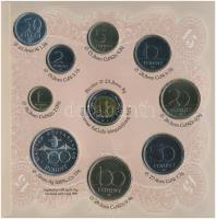 1998. 50f-200Ft (10xklf) forgalmi sor dísztokban + 1998. 100Ft alpakka "1848-1849. Szabadsághar...