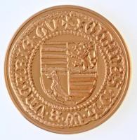 DN "Magyar aranypénzek utánveretben - V. László dukát" aranyozott Cu emlékérem, "COPY...