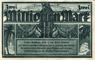 Német Birodalom/Weimari Köztársaság/Bremen 1923.8.17. 2000.000M T:II