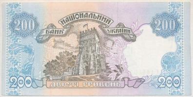 Ukrajna 2001. 200H T:III szép papír
Ukraine 2001. 200 Hryvnien C:F nice paper Krause#115