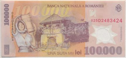 Románia 2001. 100.000L T:I-
Romania 2001. 100.000 Lei C:AU Krause#114