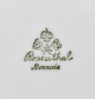 Rosenthal porcelán teáscsésze és alj, matricás, jelzéssel, apró kopásokkal, m: 5,5 cm, d: 14,5 cm