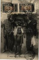 Cotonou, Famille de Dahoméens / native family, African folklore