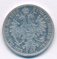 Ausztria 1886. 1Fl Ag "Ferenc József" T:2- 
Austria 1886. 1 Florin Ag "Franz Joseph&...