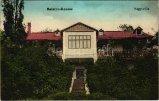 1914 Balatonkenese, Nagy villa. Rékai Gábor kiadása (EK)
