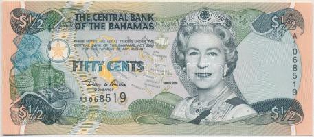 Bahamák 2001. 50c T:I Bahamas 2001. 50 Cents C:UNC Krause#68