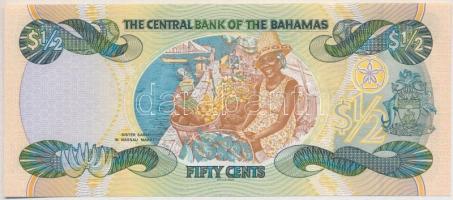 Bahamák 2001. 50c T:I Bahamas 2001. 50 Cents C:UNC Krause#68