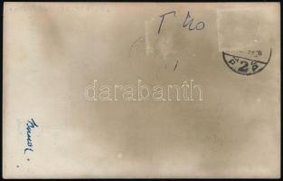 cca 1950-60 Pannonhalmi apátság, vintage fotólap, foltos, kopott hátoldallal, 9x13,5 cm