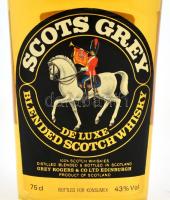 cca 1970 Scots Grey de luxe blended scotch whisky, bottled for Konsumex, 43%, 75 cl, zárjeggyel