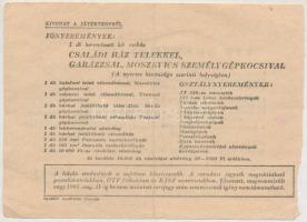 Budapest 1965. "VIT" sorsjegy 3,5Ft értékében T:III firkálás