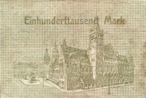 Német Birodalom/Weimari Köztársaság/Chemnitz 1923.8.10. 100.000M T:II-