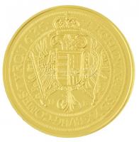 DN "Magyar aranypénzek utánveretben - II. Ferdinánd 10 dukát, 1635" aranyozott Ag emlékére...