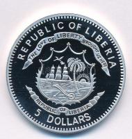 Libéria 2011. 5$ ezüstözött Cu "A történelem legnagyobb hadurai - Szaladin" részben multic...