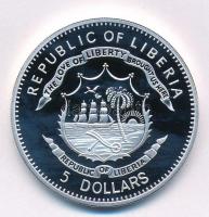 Libéria 2011. 5$ ezüstözött Cu "A történelem legnagyobb hadurai - Mihajil Kutozov" részben...