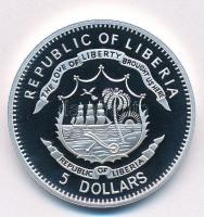 Libéria 2010. 5$ ezüstözött Cu "A történelem legnagyobb hadurai - Marcus Antonius" részben...